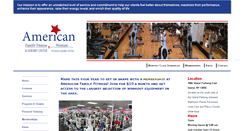 Desktop Screenshot of americanfamilyfitness.org