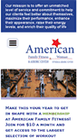 Mobile Screenshot of americanfamilyfitness.org